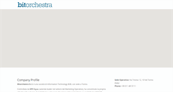 Desktop Screenshot of bitorchestra.com